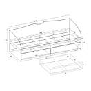 Ліжко-софа з висувними шухлядами. Спальне місце 80х200 см., фото 3