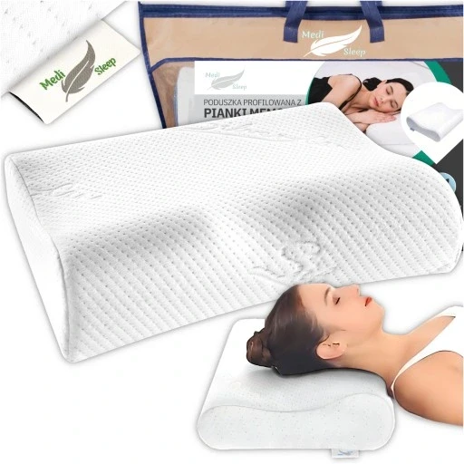 Подушка для сну з вирізом з пінки "memory", фото 1