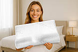 Подушка для сну з вирізом з пінки "memory", фото 2