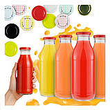 45x кубуш 500мл скляні пляшки для соку сиропу скляна пляшка 0,5л, фото 6