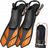 Ласти для плавання дайвінгу снорклінгу регульовані для відпочинку Beon 42-47, фото 3