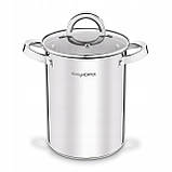 Набір для виробництва шинки з термометром для копчення каструля з ситом 4л Konighoffer, фото 4