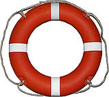 Рятувальне коло для внутрішніх водойм 58 см 1,5 кг ідеальне для маленьких човнів ______!, фото 2