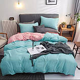 Постільна білизна 200x220 + 2 наволочки на ваш розмір багато кольорів + від виробника, фото 6