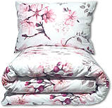 Комплект постільної білизни 160x200 см бавовняний у квіти польща 100% бавовна зразок G7, фото 2