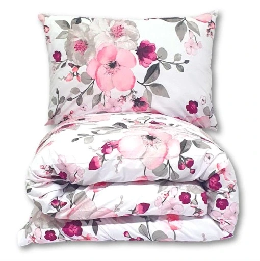 Комплект постільної білизни 220x200cm з бавовни в квіти польща 100% бавовна зразок Z7, фото 1