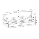 Ліжко-софа з висувними шухлядами. Спальне місце 90х200 см., фото 3