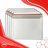 Кур'єрські картонні паперові конверти еко а4 жорстка конверта набір 100шт, фото 6