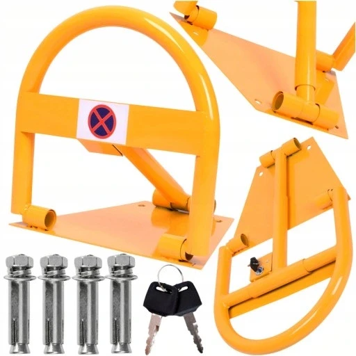 Блокада парковки для паркового місця на ключ складний парковий стовпчик, фото 1