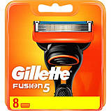 8 шт. запасні леза Gillette Fusion для бритва Gillette, фото 2