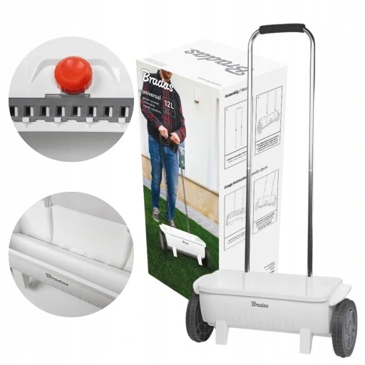 Огородний борона для добрив трави універсальний розсівач великий ємний 12л, фото 1