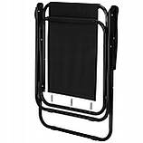 2 шт туристичний складний стілець рибальський крісло шезлонг пляжний кемпінговий, фото 9