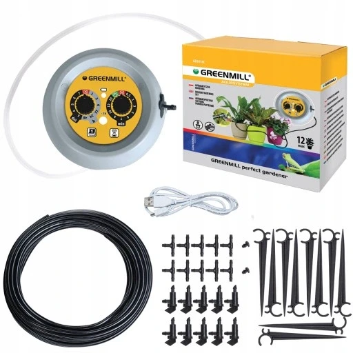Автоматичний комплект для поливу з лійкою для зрошення на час відпустки та на щодень, фото 1