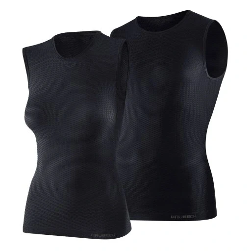 Брубек безрукавка велосипедна сорочка без рукавів чорна, фото 1