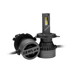 MLux Black Line H4 H19 5000K 55Вт LED світлодіодні лампи