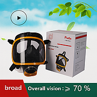 Повнолицева маска Puda із посадковим вузлом для фільтрів, захист обличчя та дихання від парів та газів