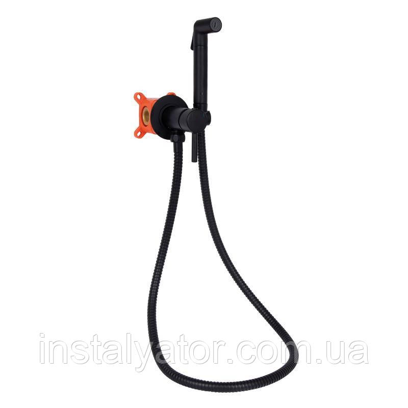 Набір для гігієнічного душу Q-tap Inspai-Varius V00440001 BLA вбудованого монтажу, фото 1