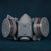 Респіратор SM з двома вугільними фільтрами для захисту від газів і парів, змінні фільтри