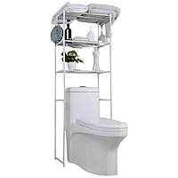 Полиця стелаж підлогова над унітазом Toilet Rack 56 х 24 х 154 см (R30893)