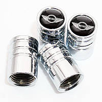 Ковпачки на ніпель для MINI Cooper Alitek Long Silver Міні Купер, 4 шт.