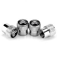 Ковпачки на ніпель для Сітроен Alitek Rif Metal Silver Citroen (4 шт.)