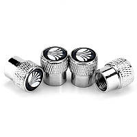 Ковпачки на ніпель для Деу Alitek Rif Metal Silver Daewoo (4 шт.)