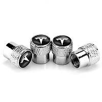 Ковпачки на ніпель для Тесла Alitek Rif Metal Silver Tesla (4 шт.)