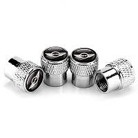 Ковпачки на ніпель для Міні Купер Alitek Rif Metal Silver MINI Cooper (4 шт.)