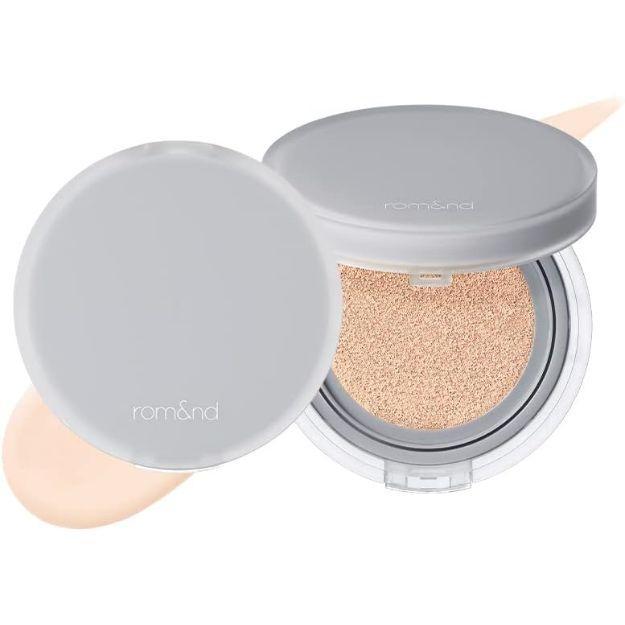 Тональний кушон з матовим фінішем у світлому відтінку rom&nd Nu Zero Cushion 01 Porcelain 17 SPF24 PA++, фото 1