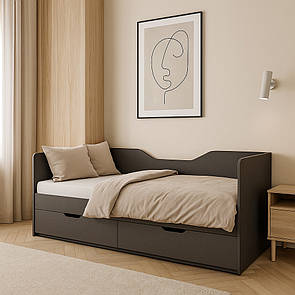 Ліжко-софа з висувними шухлядами. Спальне місце 80х190 см.