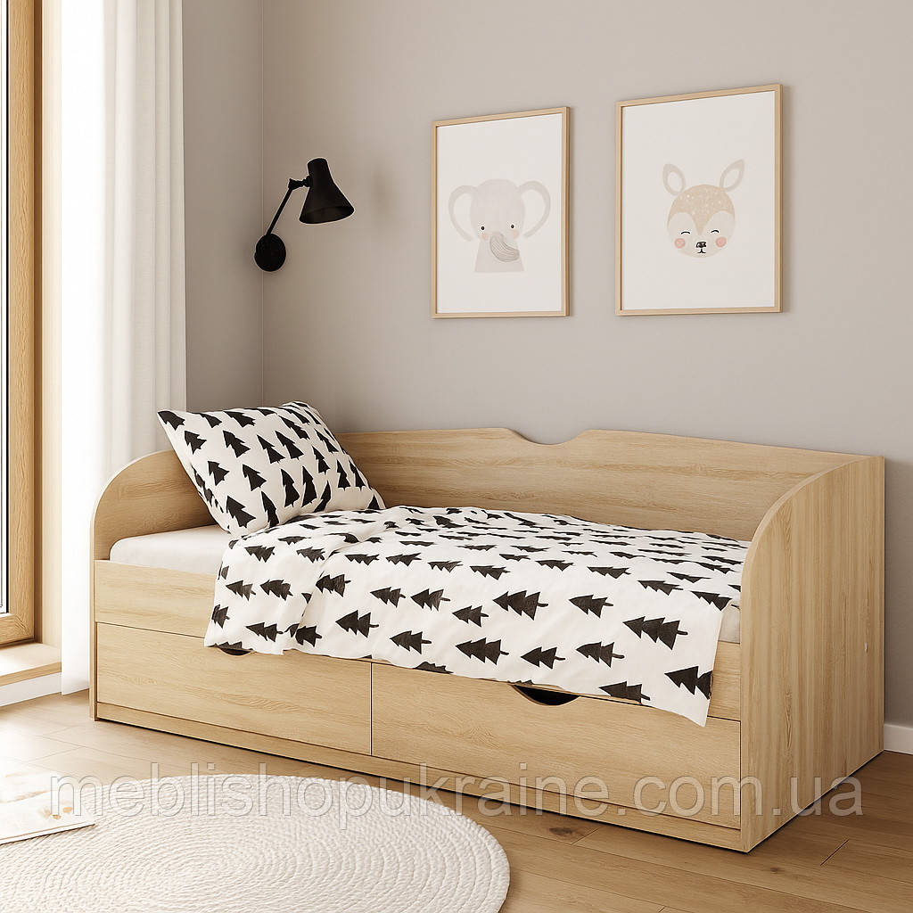 Ліжко-софа з висувними шухлядами. Спальне місце 80х200 см., фото 1