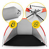 Намет пляжний 4FIZJO 200 x 115 см Grey (P-5905973401449), фото 6