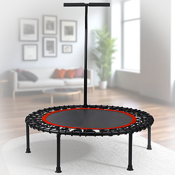 Фітнес батут діаметром 105 см з регульованою ручкою на 3 рівні