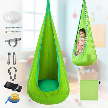 Підвісне крісло-груша 150x70 см з LED-підсвічуванням