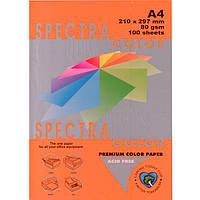 Бумага насыщенных тонов Spectra_Color 240 оранжевый А4 80гр 100л "Spectra_Color" насыщ