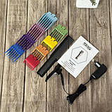 Машинка для стрижки волосся бездротова DSP 90460 Green-Yellow, фото 4