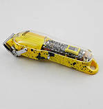 Машинка для стрижки волосся бездротова DSP 90460 Green-Yellow, фото 7