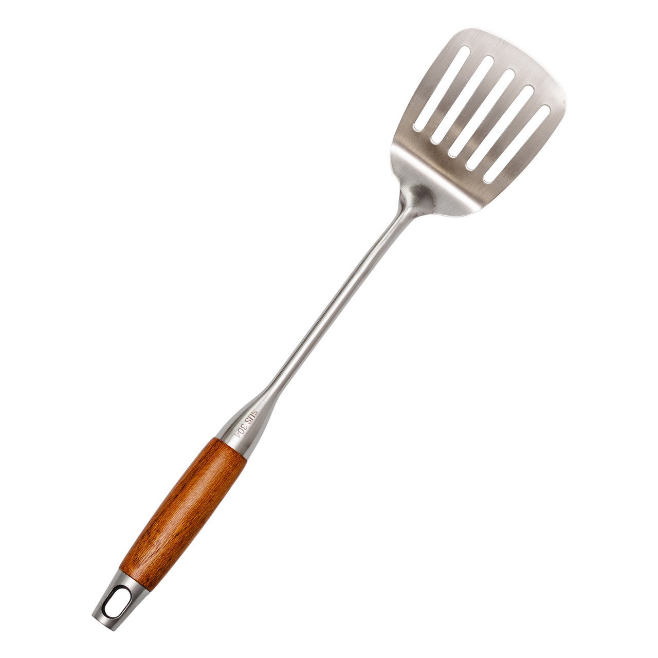 Лопатка кухонна для сковороди 39 (см) з нержавіючої сталі HP-8-43, фото 1