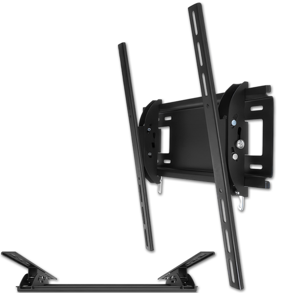 Кронштейн-кріплення для телевізора D-55 26"-55" Чорний ТВ З функцією нахилу, фото 1