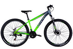 Велосипед ST 29" SPACE MARS DD FR рама-18" зелений сріблястий 2025 ORG