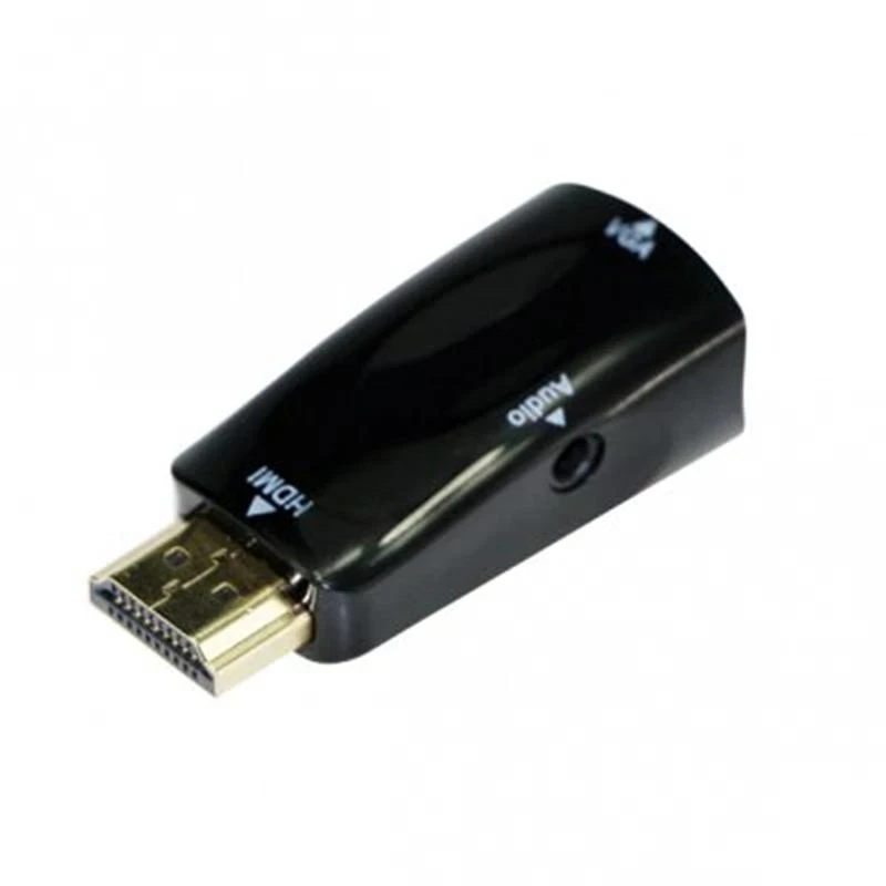 Адаптер Cablexpert HDMI - VGA V 1.4 (M/F), Black (A-HDMI-VGA-02), фото 1