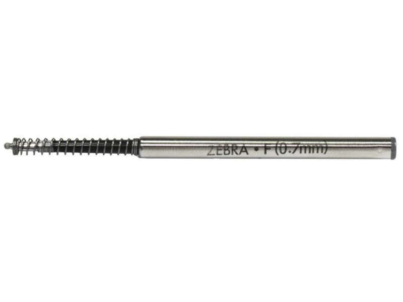 Стрижень кульковий об'ємний Zebra F чорний 0.7 мм