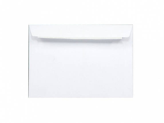 Конверт поштовий С6 (161мм*114мм) * С6 (0+0) СКЛ білий 80 гр, самокл відривна стрічка, фото 1