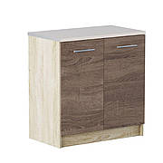 Кухня секція 80 Низ Еко Еверест Без стільниці (800х456х820 мм) Сонома/Трюфель