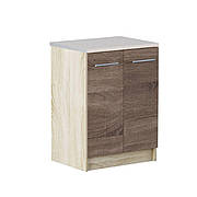 Кухня секція 60 Низ Еко Еверест Без стільниці (600х456х820 мм) Сонома/Трюфель