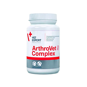 Vet Expert ArthroVet Complex – добавка здоров'я хрящів і суглобів для собак та котів, 60 таб