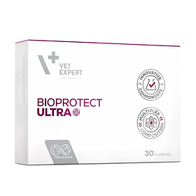 VetExpert Bioprotect Ultra – при хронічних розладах ШКТ для собак та котів, 30 капс