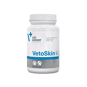VetExpert VetoSkin – здоров'я шкіри та шерсті для собак і котів, 60 капс