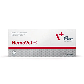 VetExpert HemoVet – гемове залізо для собак з анемією, 60 таб