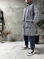 Куртка зимова з капюшоном чоловіча зима унісекс